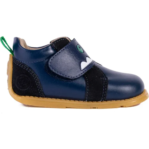 Niño Bubble Gummers Azul Zapatos Pibe Bebita Niño Cuero