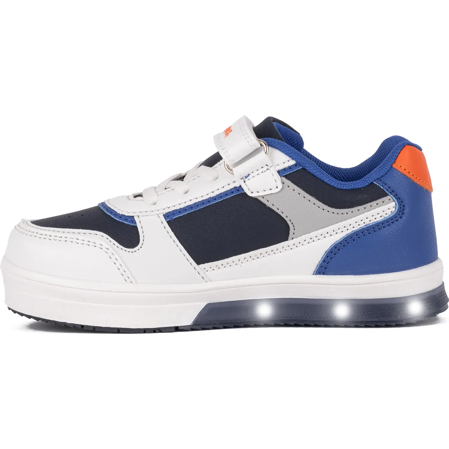 Zapatillas Bubble Gummers Urbanas Niños Neón color blanco-navy | Platanitos