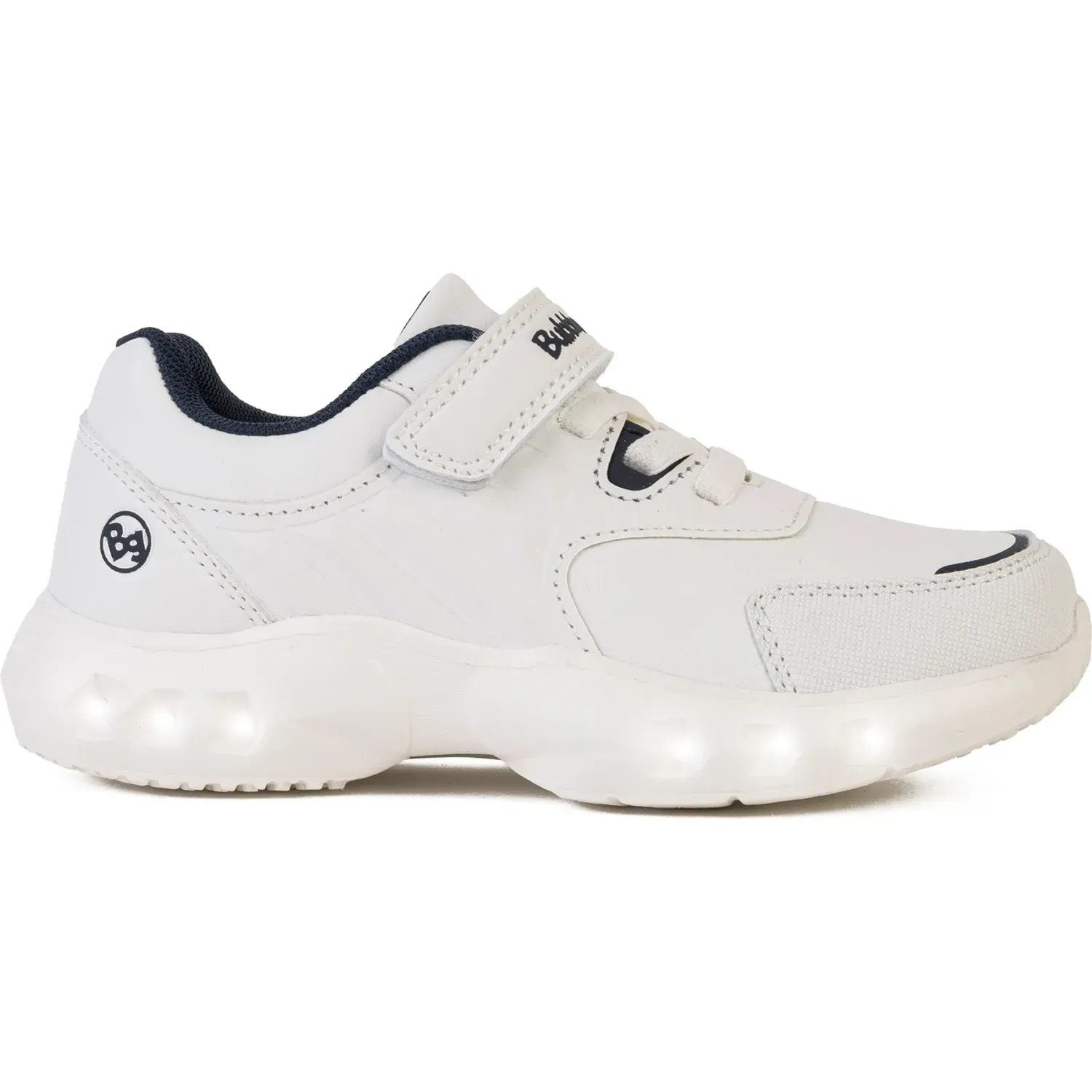 Bubble Gummers Zapatillas Bubble Gummers Urbanas Con Luces Niños Ultron color white-navy | Platanitos