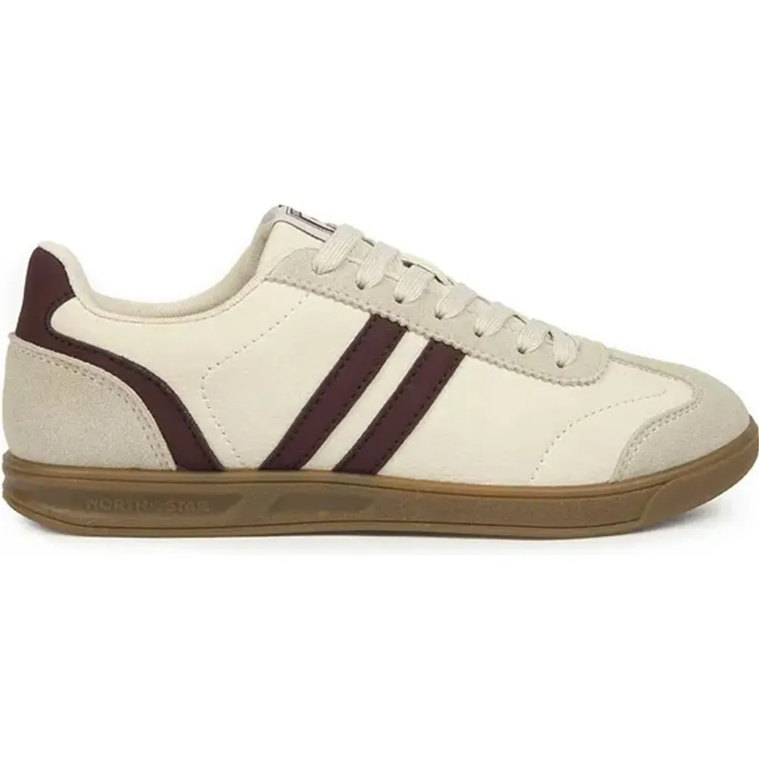 Zapatillas North Star Urbanas Mujer  Planeta 26 color beige | Platanitos