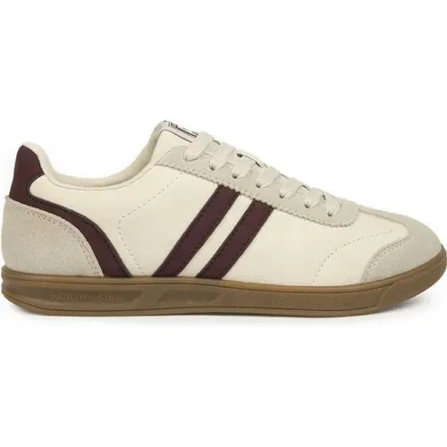 Zapatillas North Star Urbanas Mujer  Planeta 26 color beige | Platanitos
