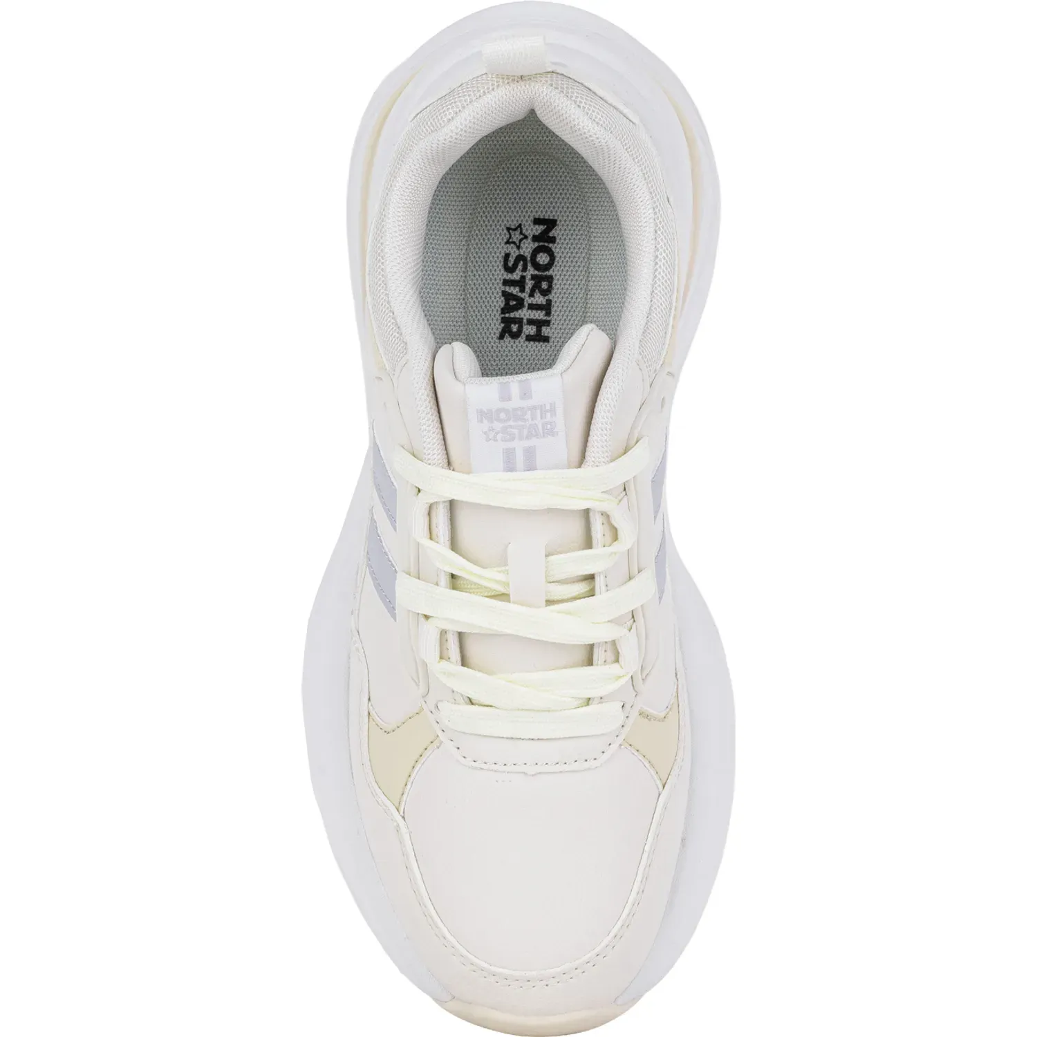 Zapatillas North Star Urbanas Mujer Isaru color beige | Platanitos