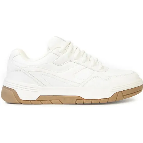 Zapatillas North Star Urbanas Hombre Skater Chunky color blanco | Platanitos