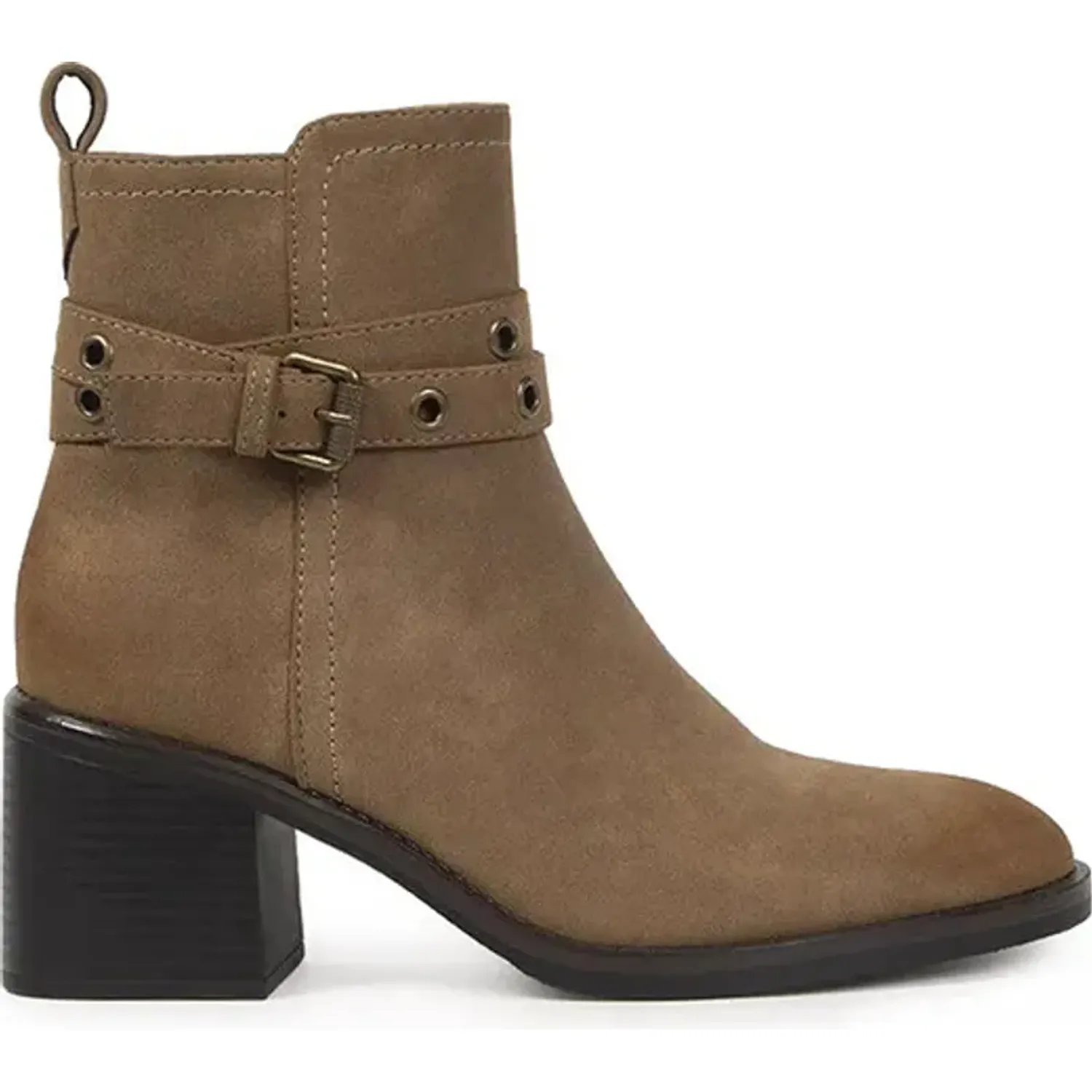 Botin Bata De Vestir Mujer Olivia color camel | Platanitos