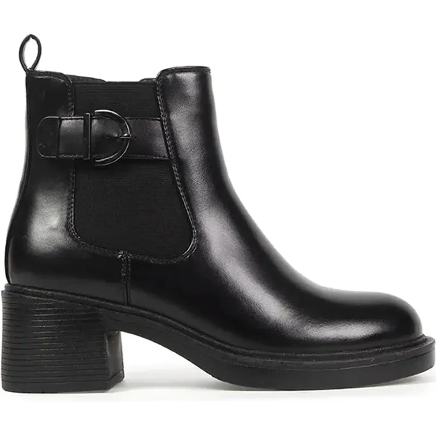 Botin Bata De Vestir Mujer Angelic color black | Platanitos