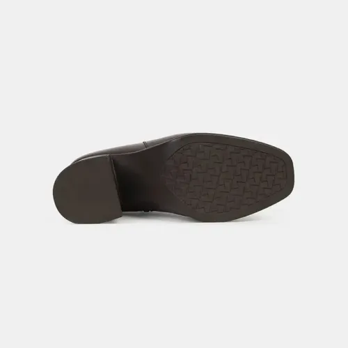 Bata Botin De Vestir Mujer De Cuero Cala