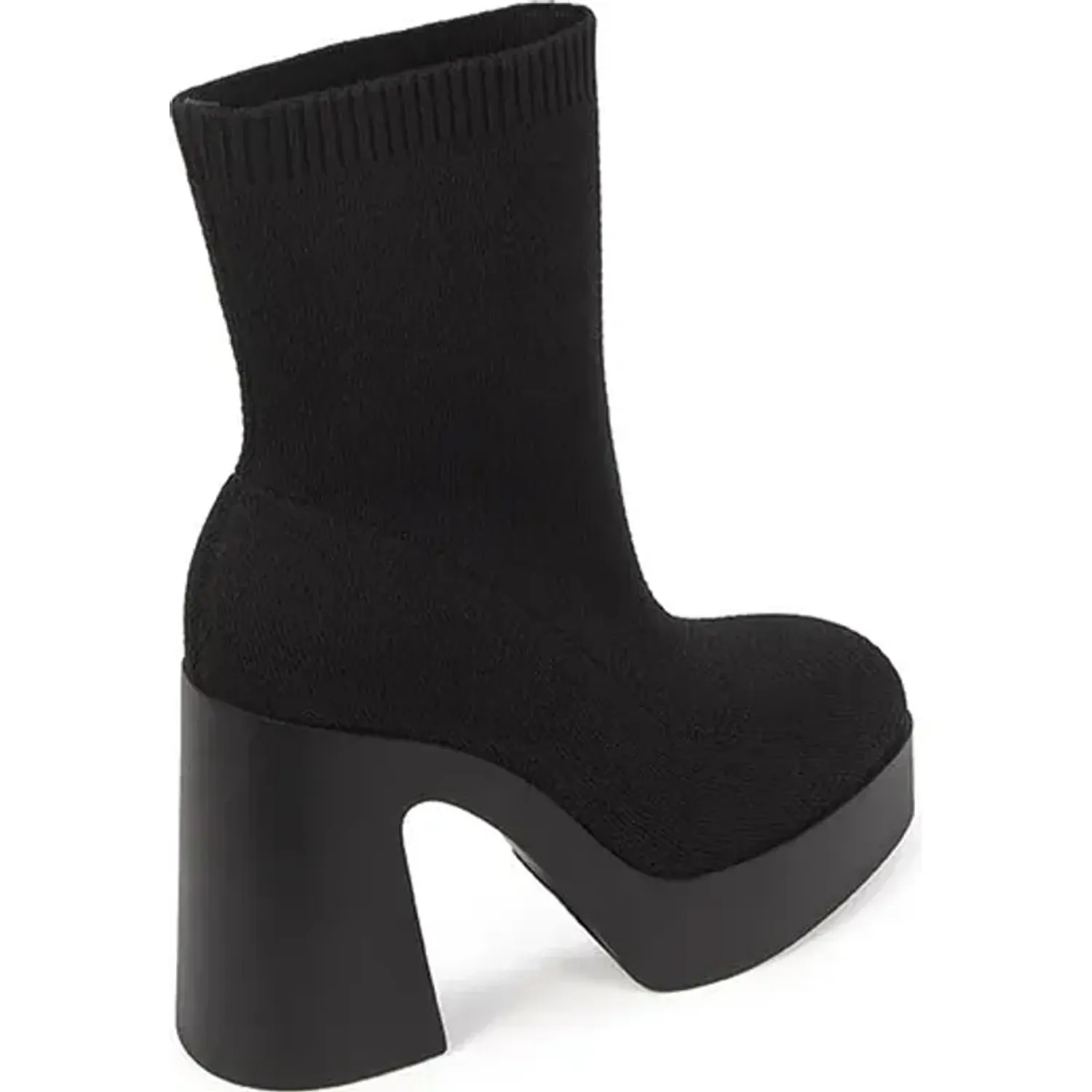 Botin Bata De Vestir Mujer Wolfi color black | Platanitos