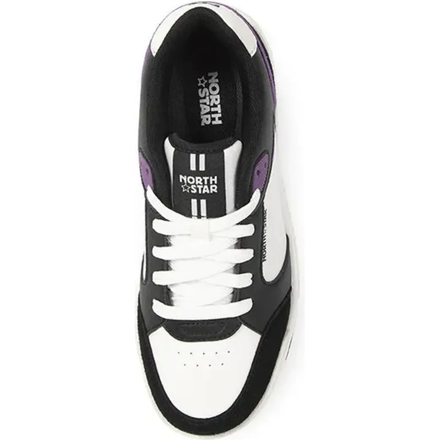 Zapatillas North Star Urbanas Mujer Skater Wave color black | Platanitos