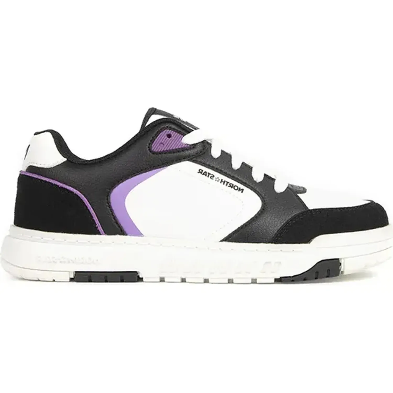 Zapatillas North Star Urbanas Mujer Skater Wave color black | Platanitos