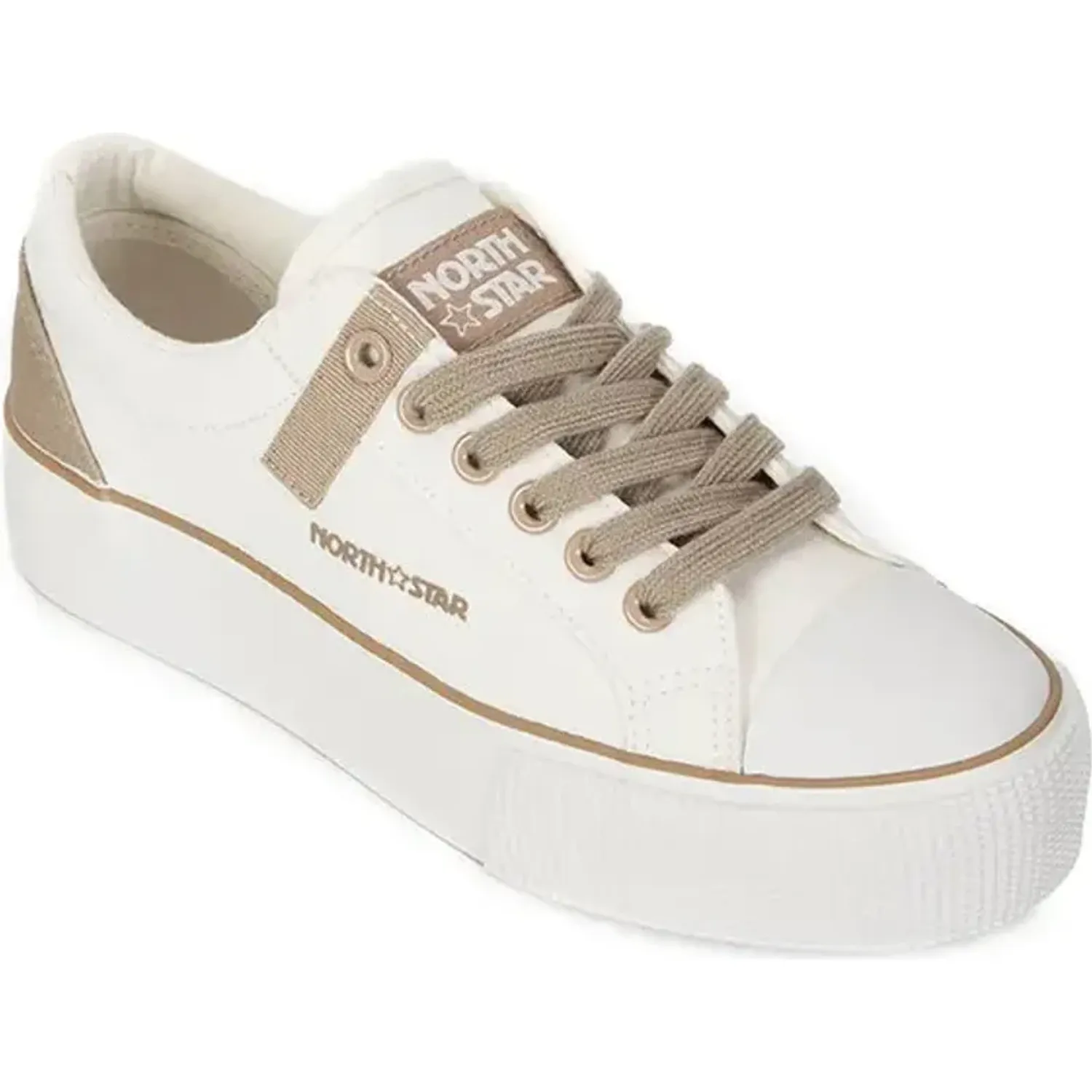Zapatillas North Star Urbanas Mujer Vibia color white | Platanitos