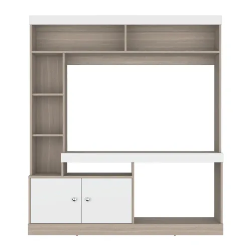 TUHOME Estante Tv65, 2 Puertas Dante