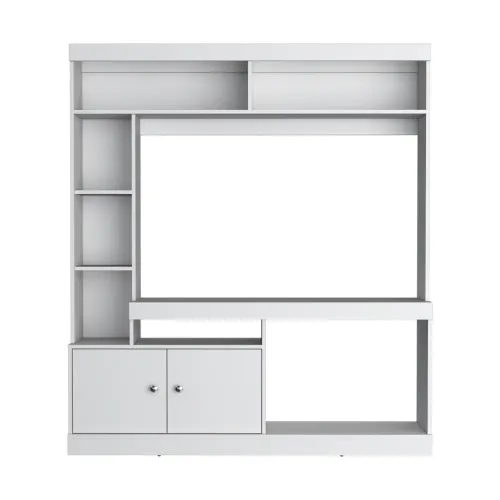 TUHOME Estante Tv65, 2 Puertas Dante