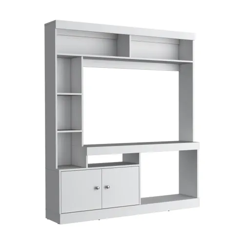 TUHOME Estante Tv65, 2 Puertas Dante