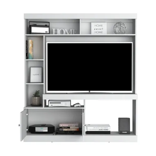 TUHOME Estante Tv65, 2 Puertas Dante