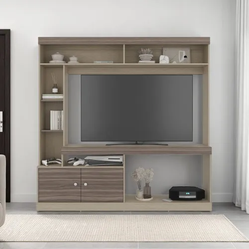 Estante Tuhome Tv65,  2 Puertas Classic Color | Platanitos