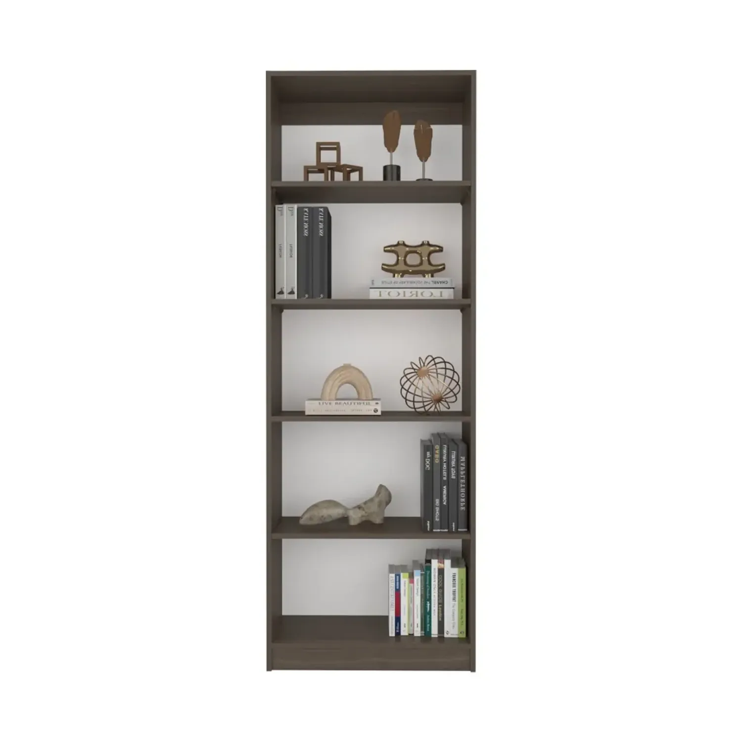 Estante Tuhome Home-E M3 5 Niveles color milan y blanco | Platanitos