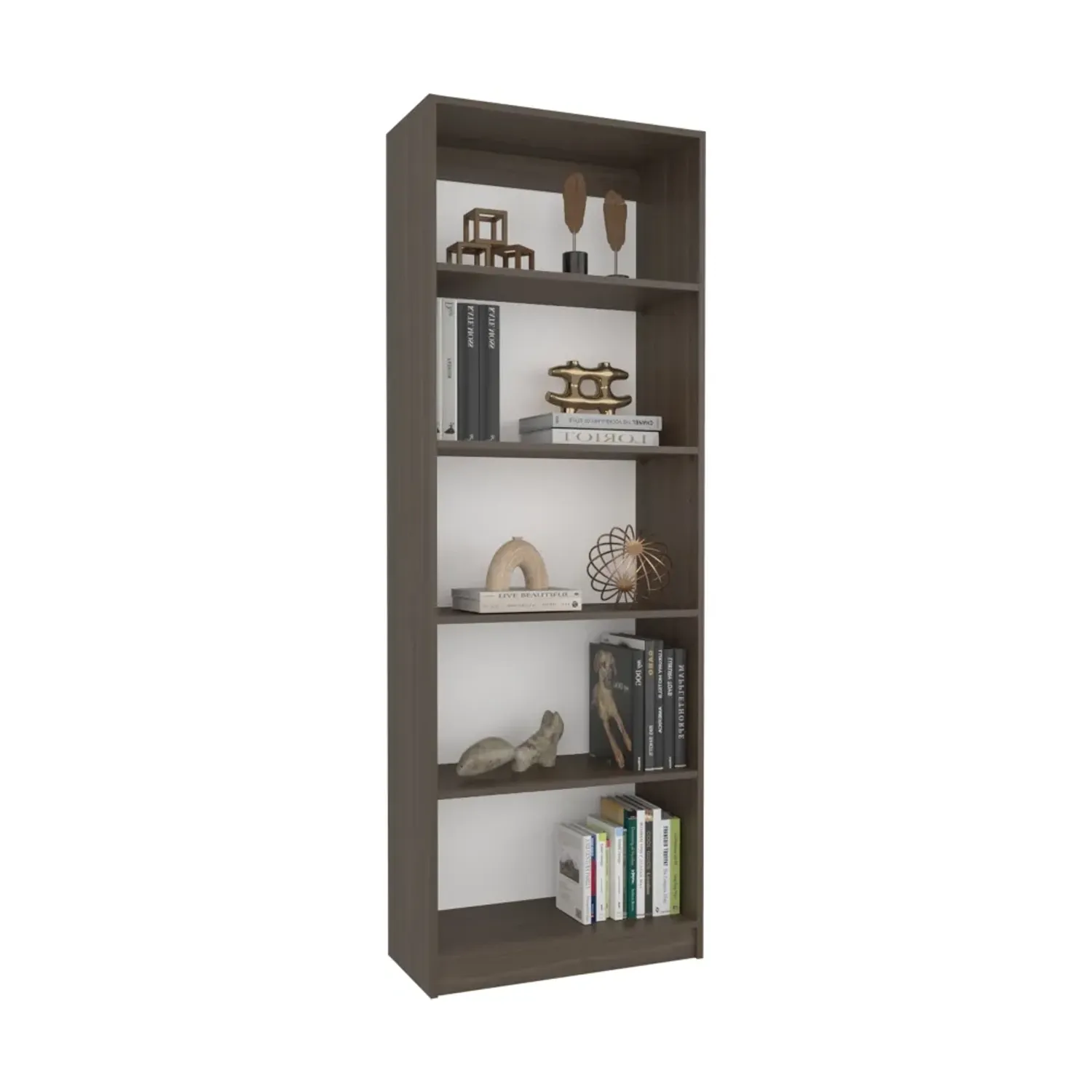 Estante Tuhome Home-E M3 5 Niveles color milan y blanco | Platanitos