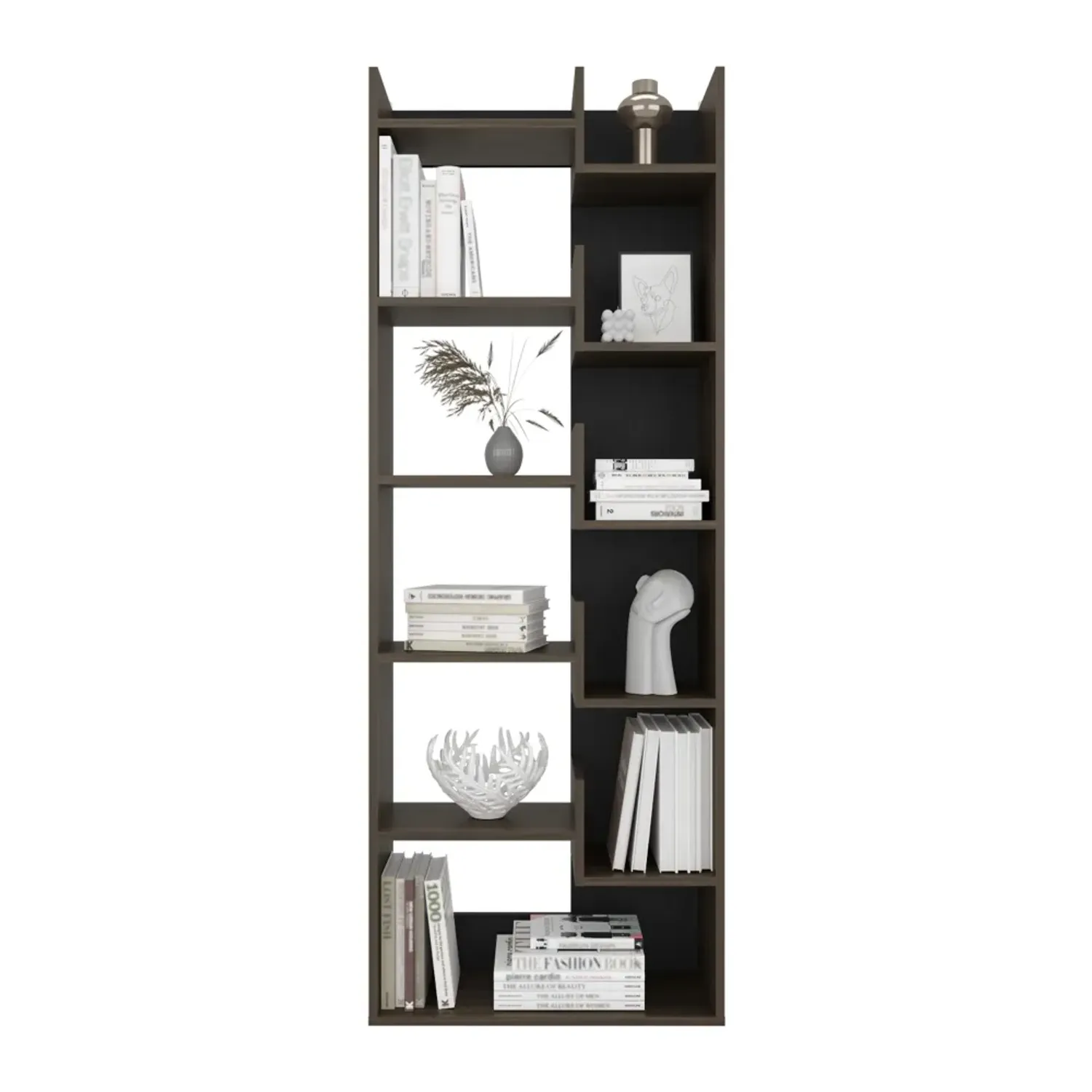 Biblioteca Tuhome 6 Niveles Clover color milan y wengue | Platanitos