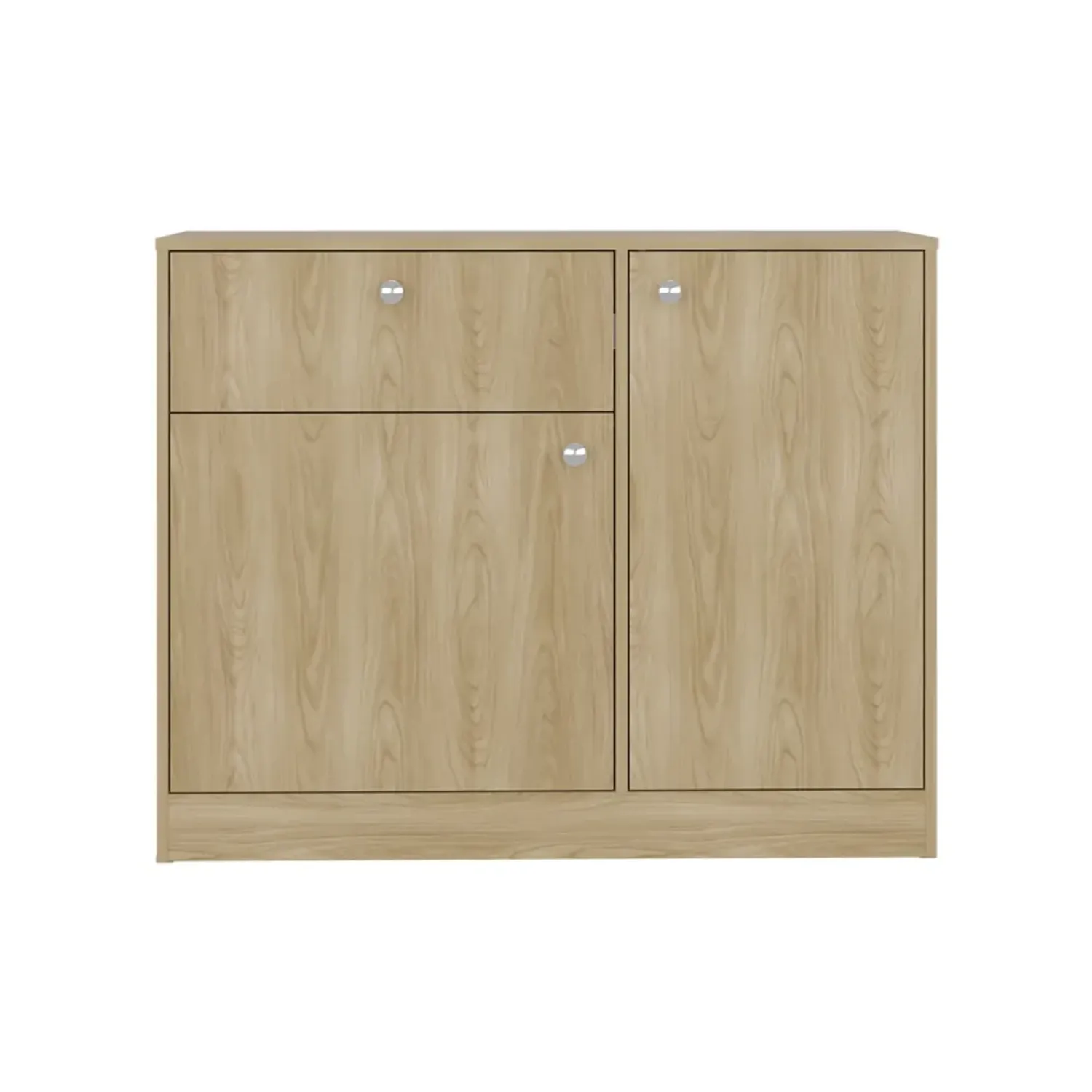 Comoda Tuhome 1 Cajon 2 Puertas Praga color fresno | Platanitos
