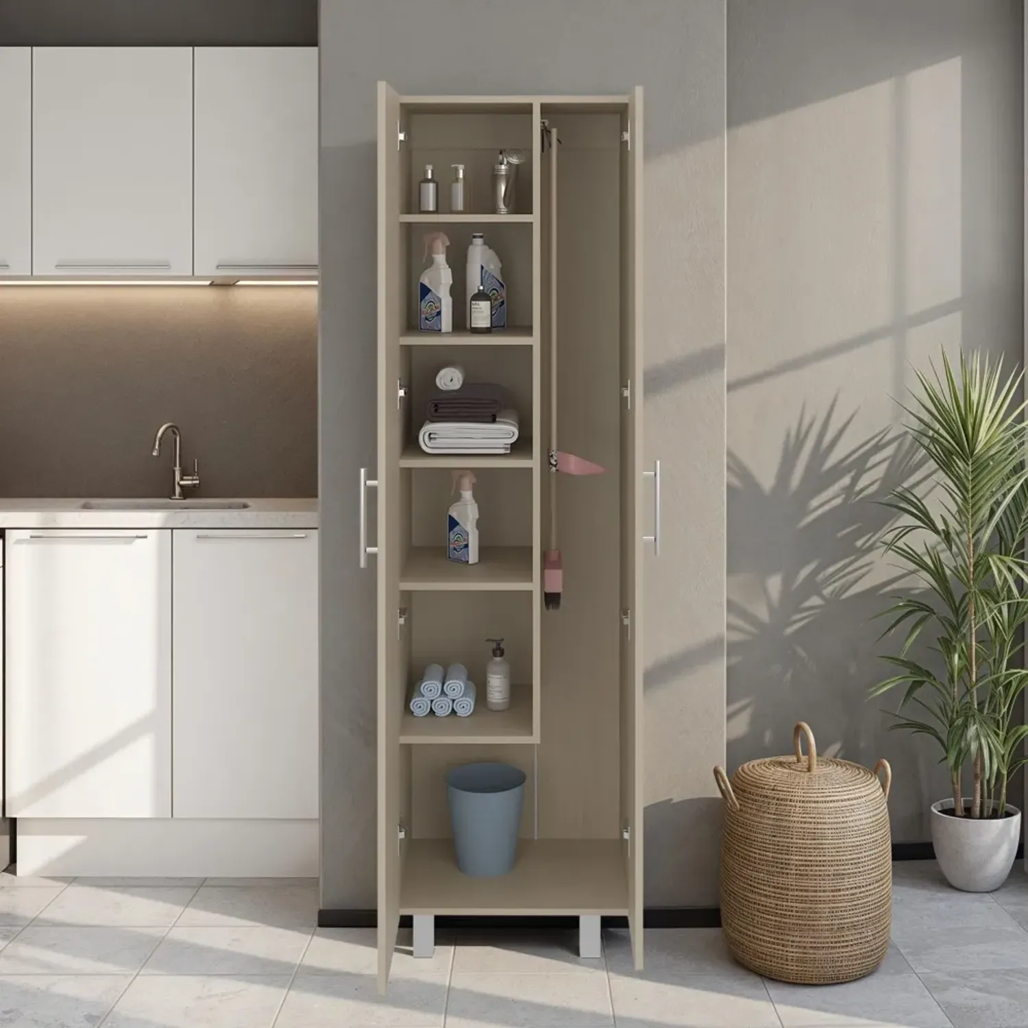 Mueble Tuhome De Aseo 2 Puertas Nala color cartagena | Platanitos