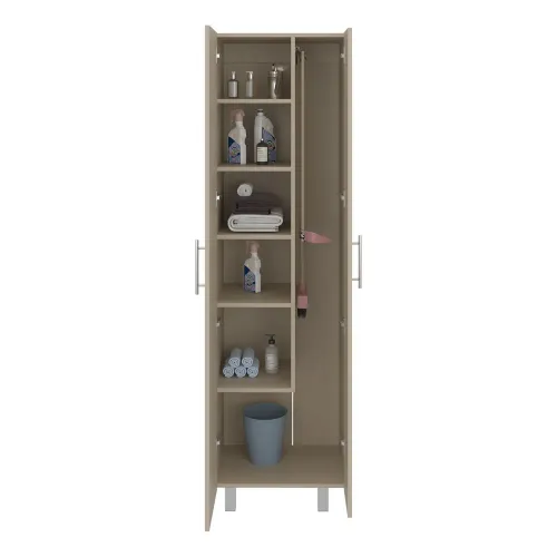 TUHOME Mueble De Aseo 2 Puertas Nala