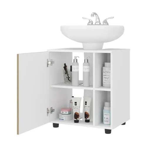 TUHOME Mueble Para Lavamanos 1 Puerta Pascuale