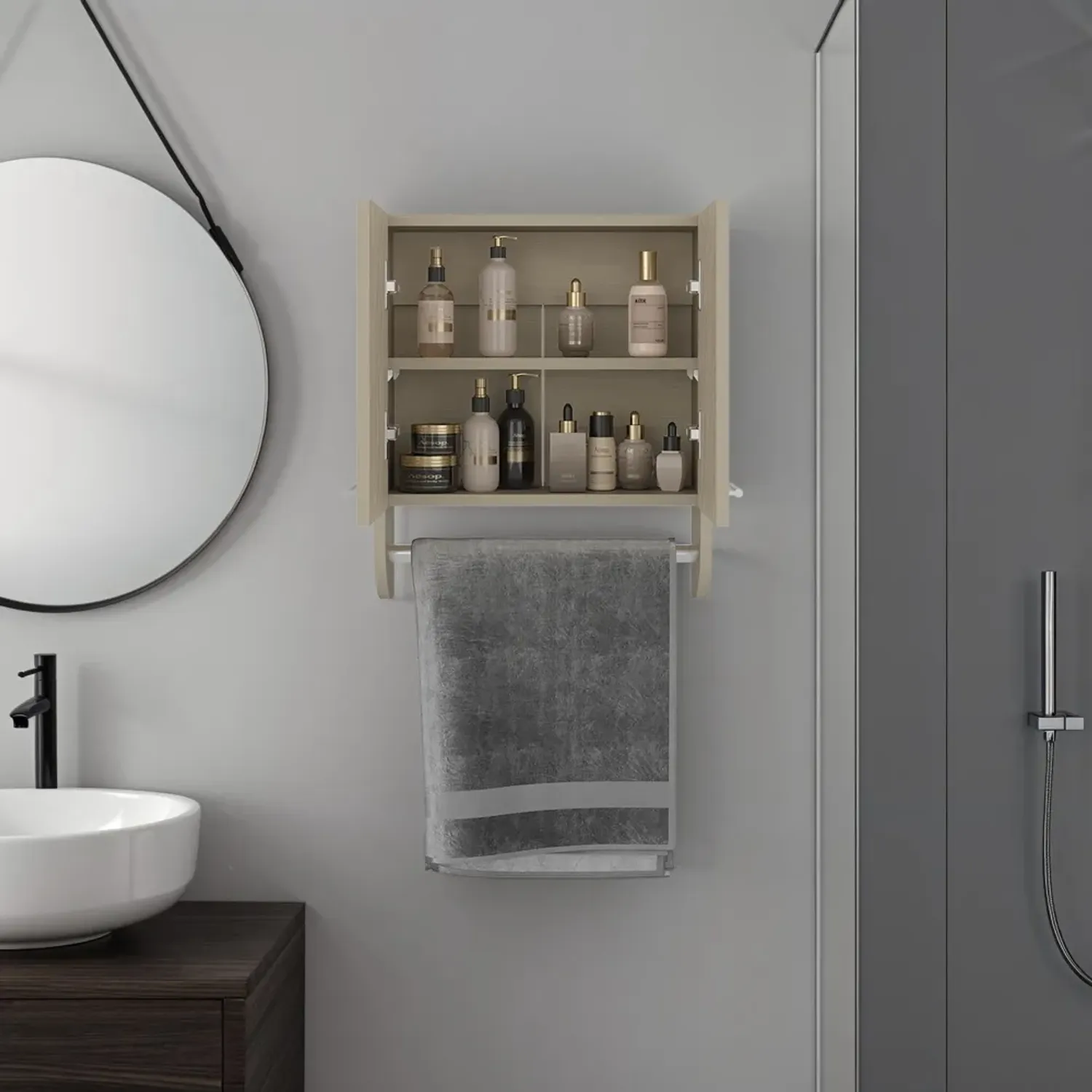 Botiquin Tuhome 2 Puertas Bath color cartagena | Platanitos