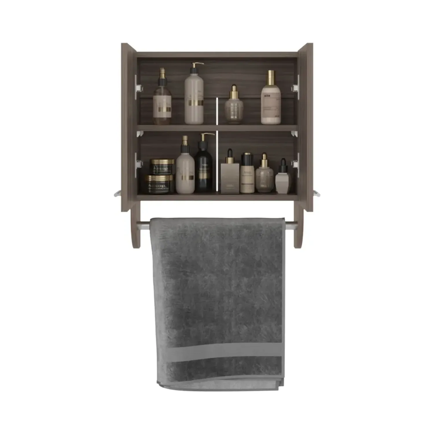 Botiquin Tuhome 2 Puertas Bath color avellana | Platanitos