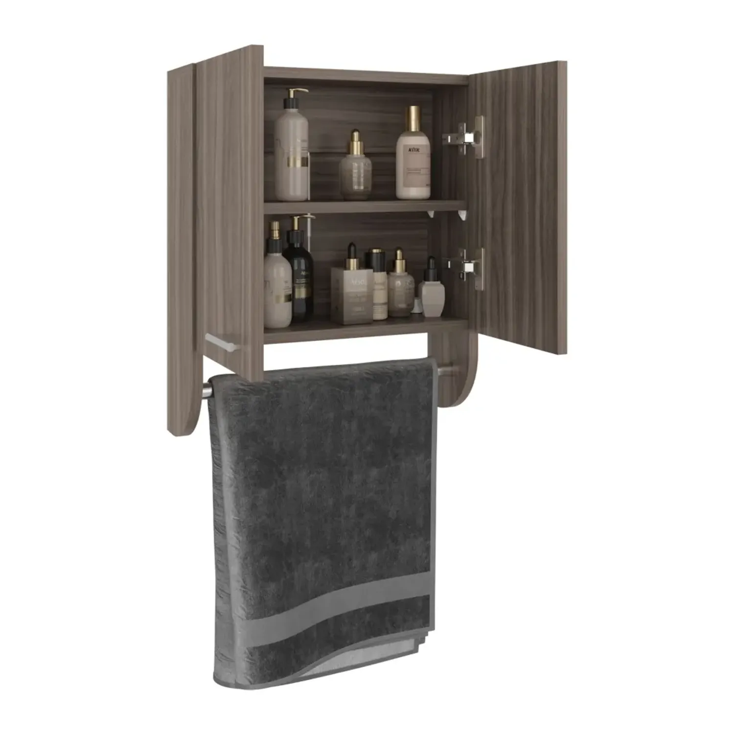 Botiquin Tuhome 2 Puertas Bath color avellana | Platanitos