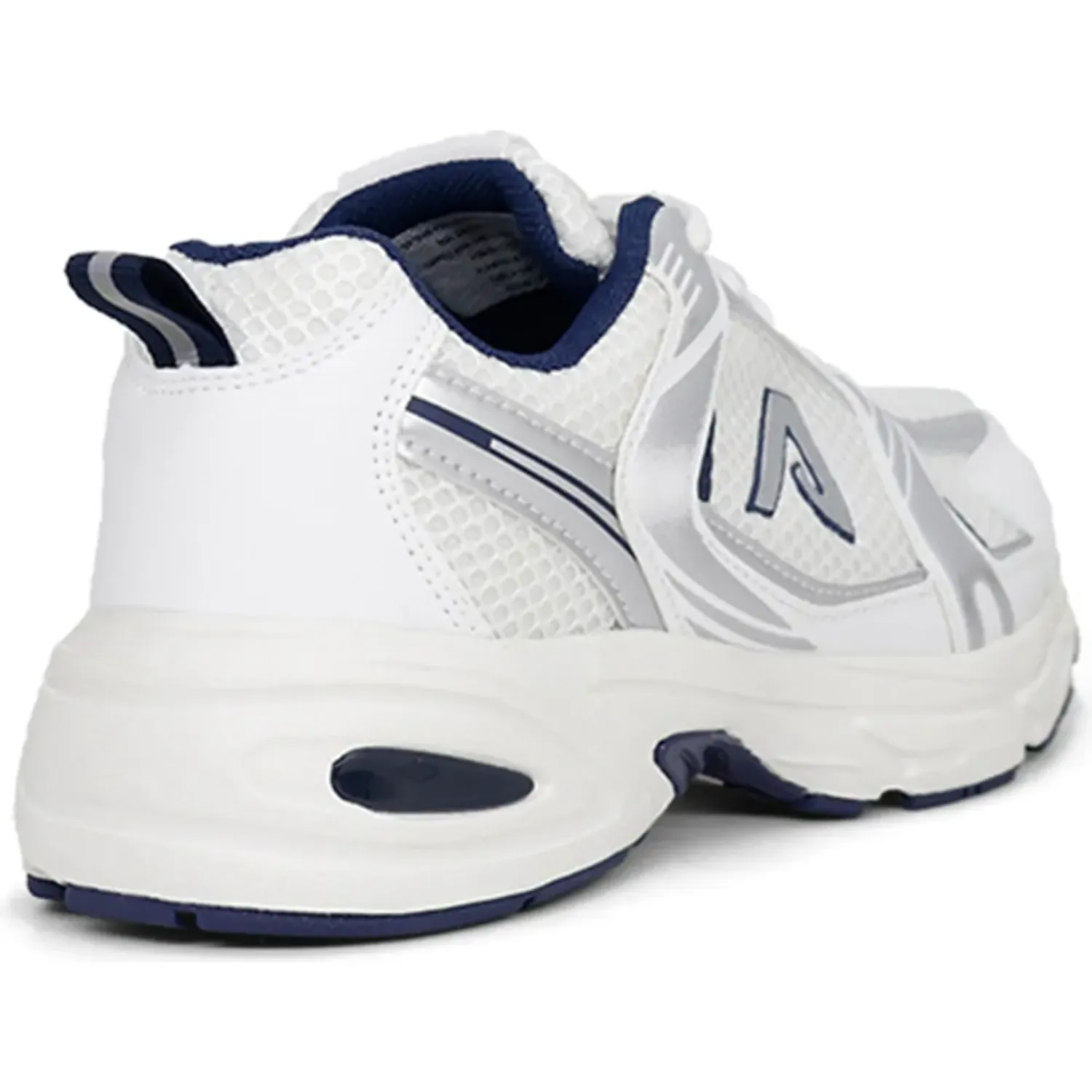 Zapatillas Ariana Running Mujer 3605-26q2 color blanco / plata / marino | Platanitos
