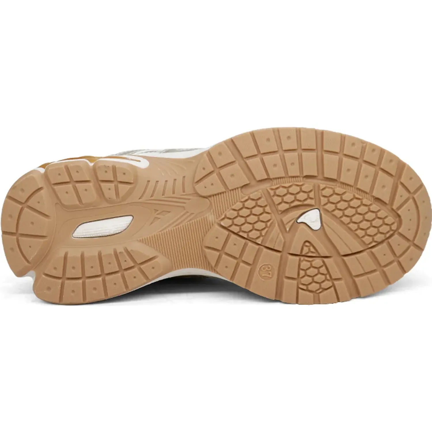 Zapatillas Ariana Running Mujer 1191-26q2 color beige/oro | Platanitos
