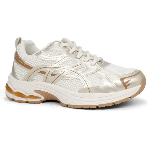 Zapatillas Ariana Running Mujer 1191-26q2 color beige | Platanitos