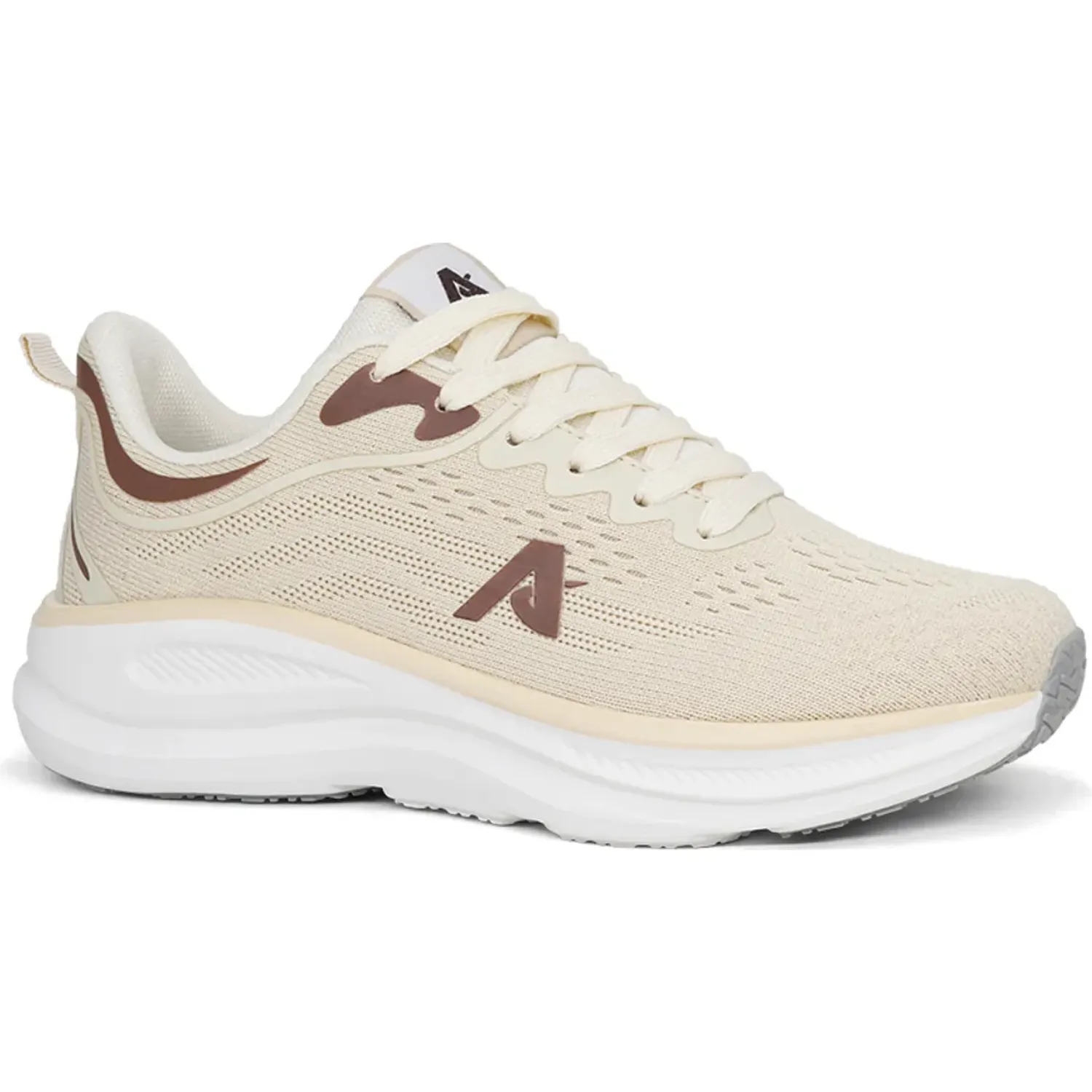 Zapatillas Ariana Running Mujer 7517-26q2 color beige | Platanitos