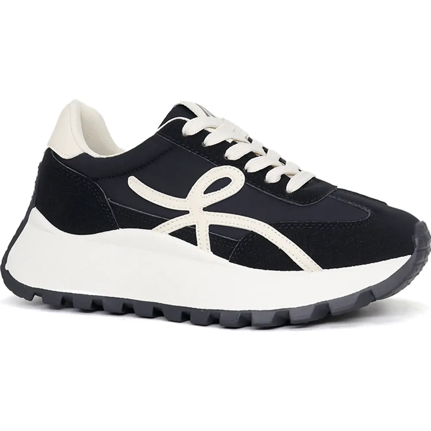 Zapatillas Ariana Urbanas Mujer 7257-26q2-N color negro | Platanitos