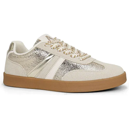 Zapatillas Ariana Urbanas Mujer 7840-26q2 color beige | Platanitos