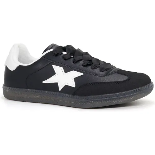 Zapatillas Ariana Urbanas Mujer 7712-26q2-N color negro | Platanitos
