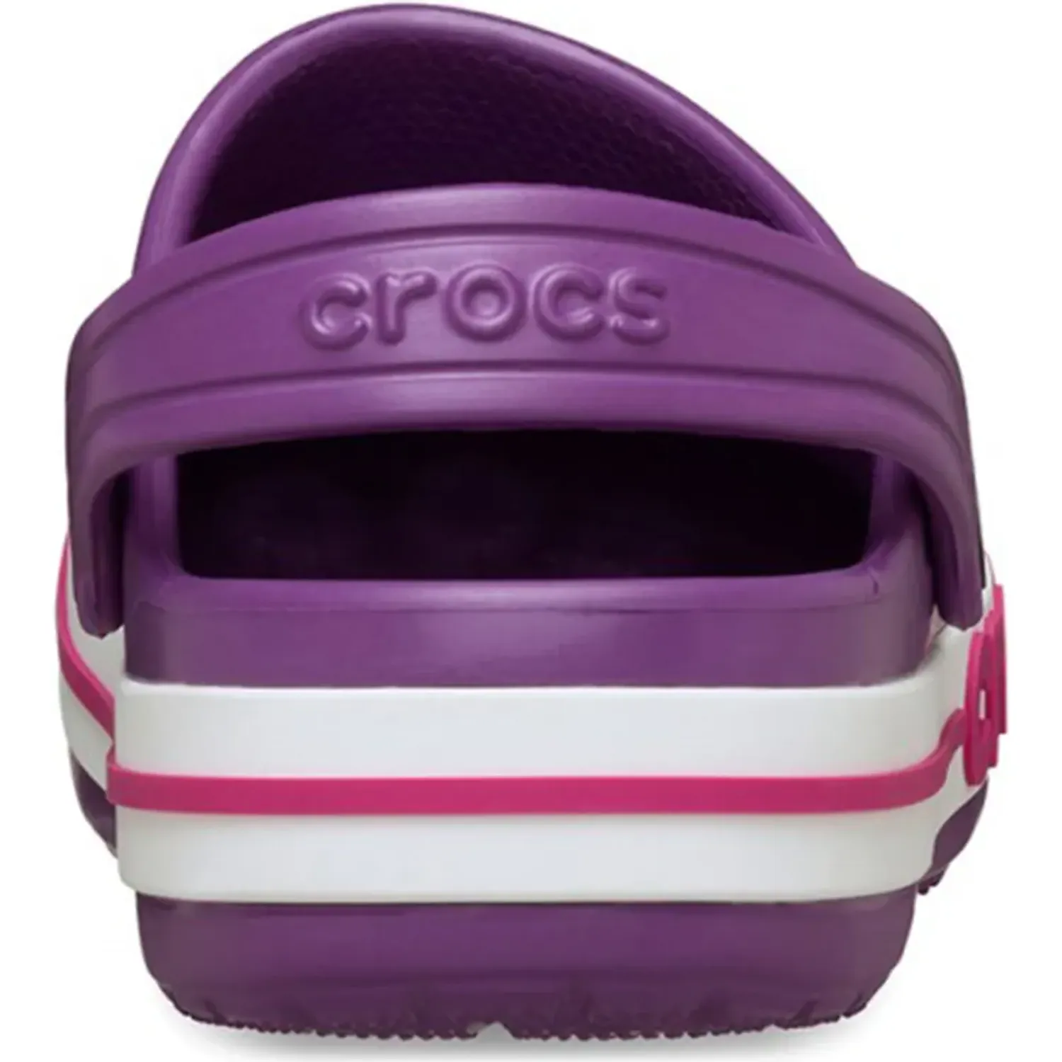 Zuecos Crocs Unisex Niños Bayaband Clog color morado | Platanitos