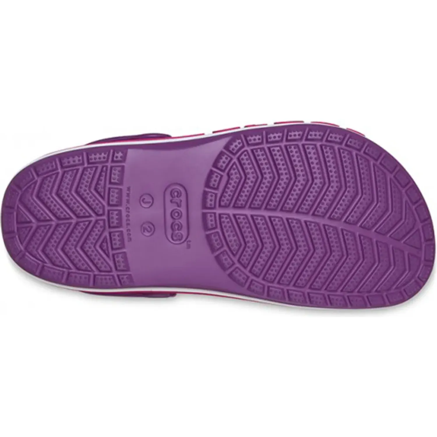 Zuecos Crocs Unisex Niños Bayaband Clog color morado | Platanitos