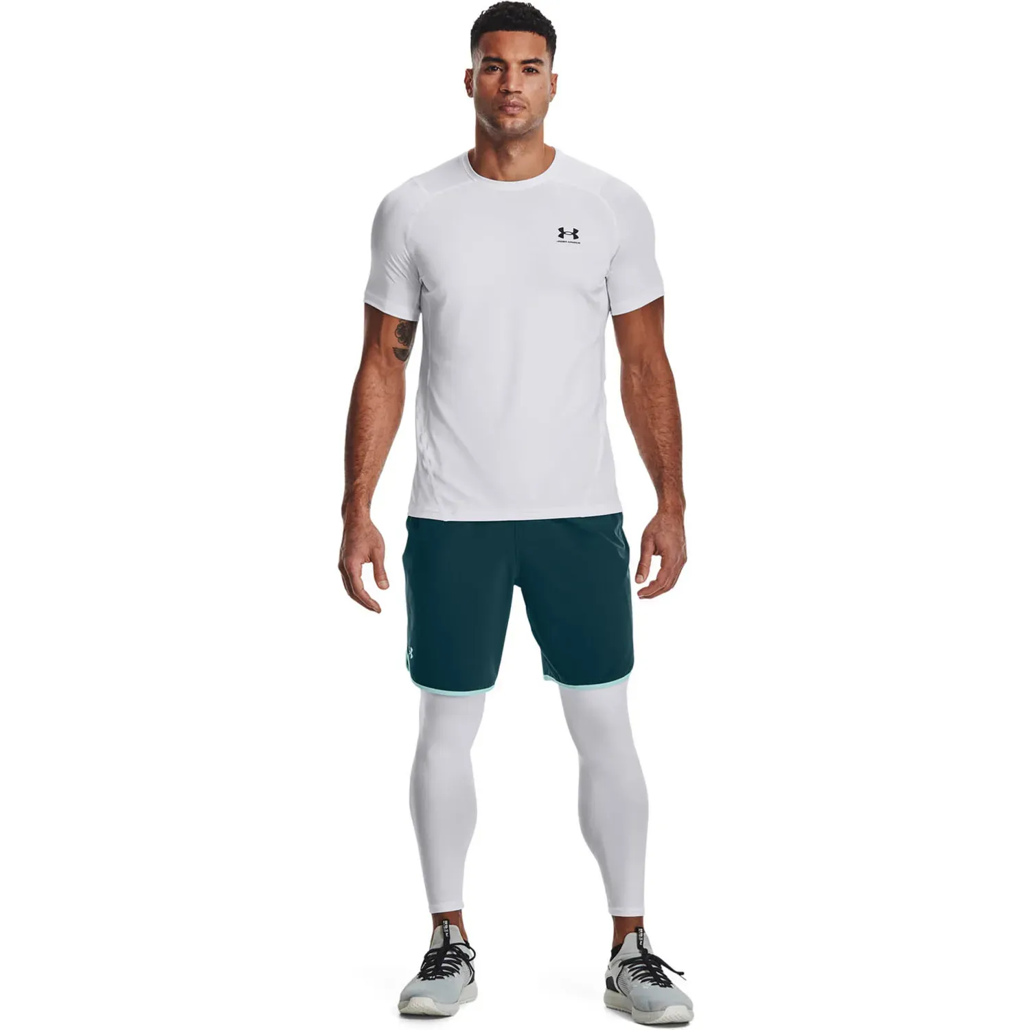 Leggings Under Armour Training Hombre Coldgear Og color blanco | Platanitos