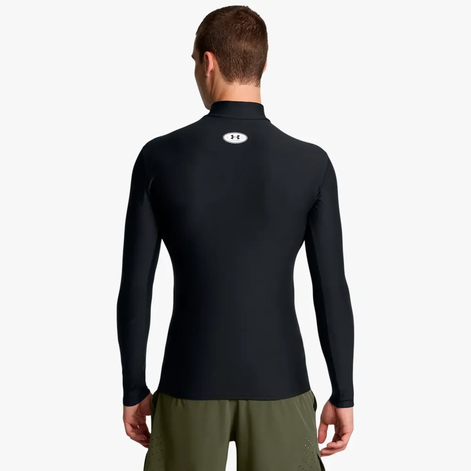 Polo Under Armour Training Manga Larga Hombre Coldgear Og Mock color negro | Platanitos