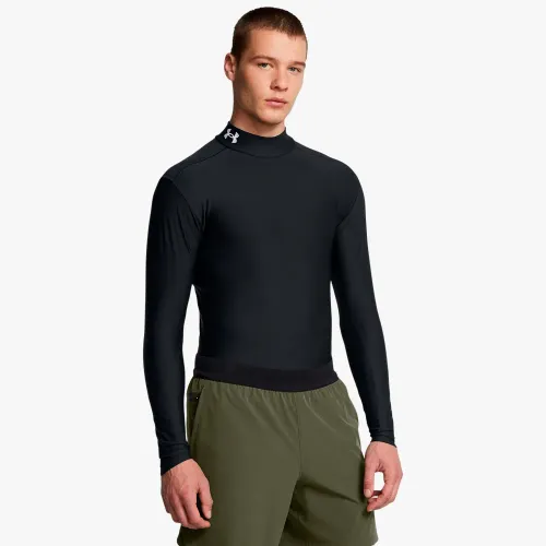 Polo Under Armour Training Manga Larga Hombre Coldgear Og Mock color negro | Platanitos