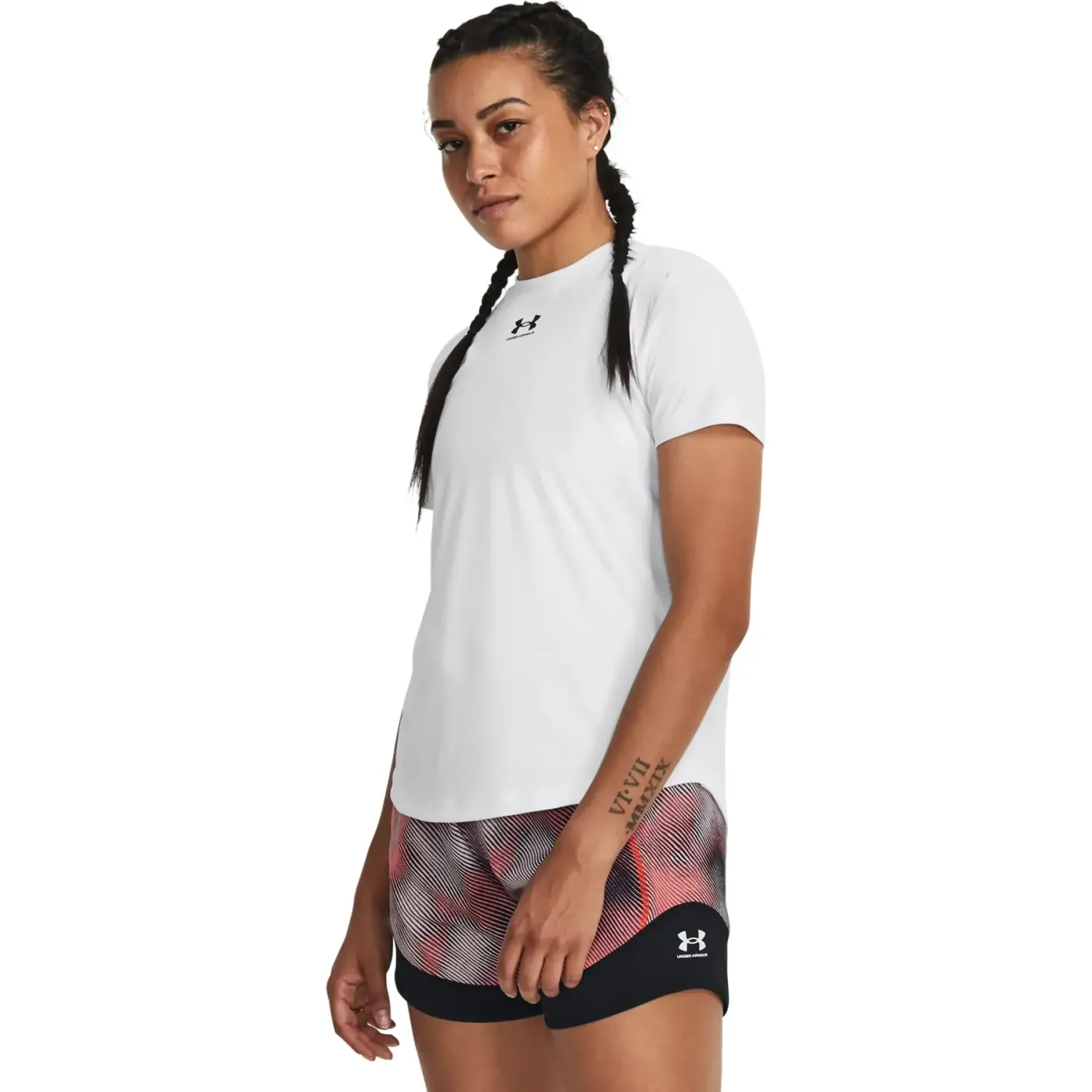 Polo Under Armour Training Manga Corta Mujer Pro Train Ss color blanco | Platanitos