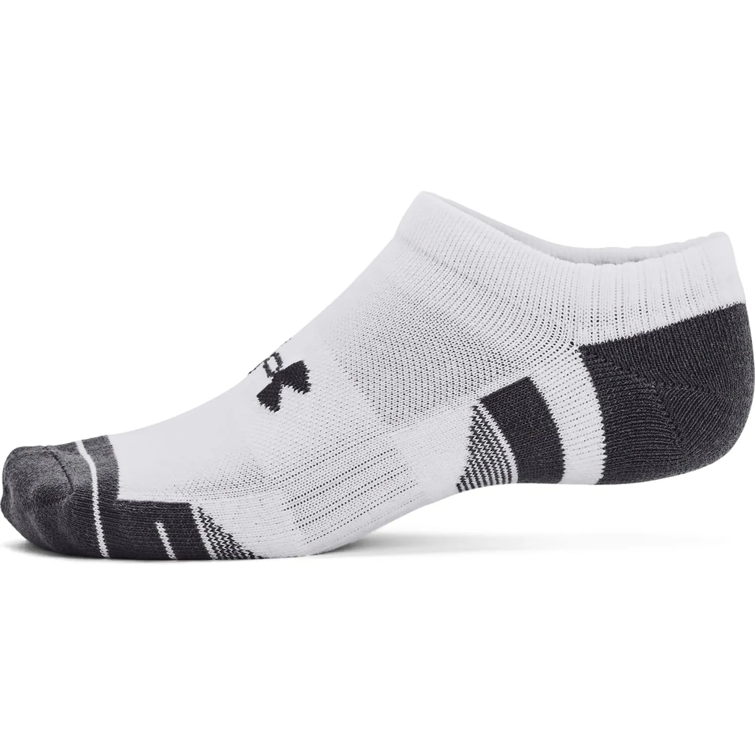 Medias Under Armour Invisibles Unisex Essential No Show - 3 Pares color blanco | Platanitos