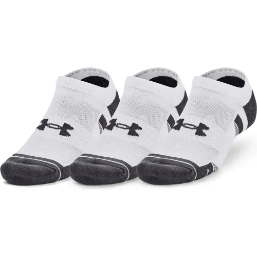 Medias Under Armour Invisibles Unisex Essential No Show - 3 Pares color blanco | Platanitos
