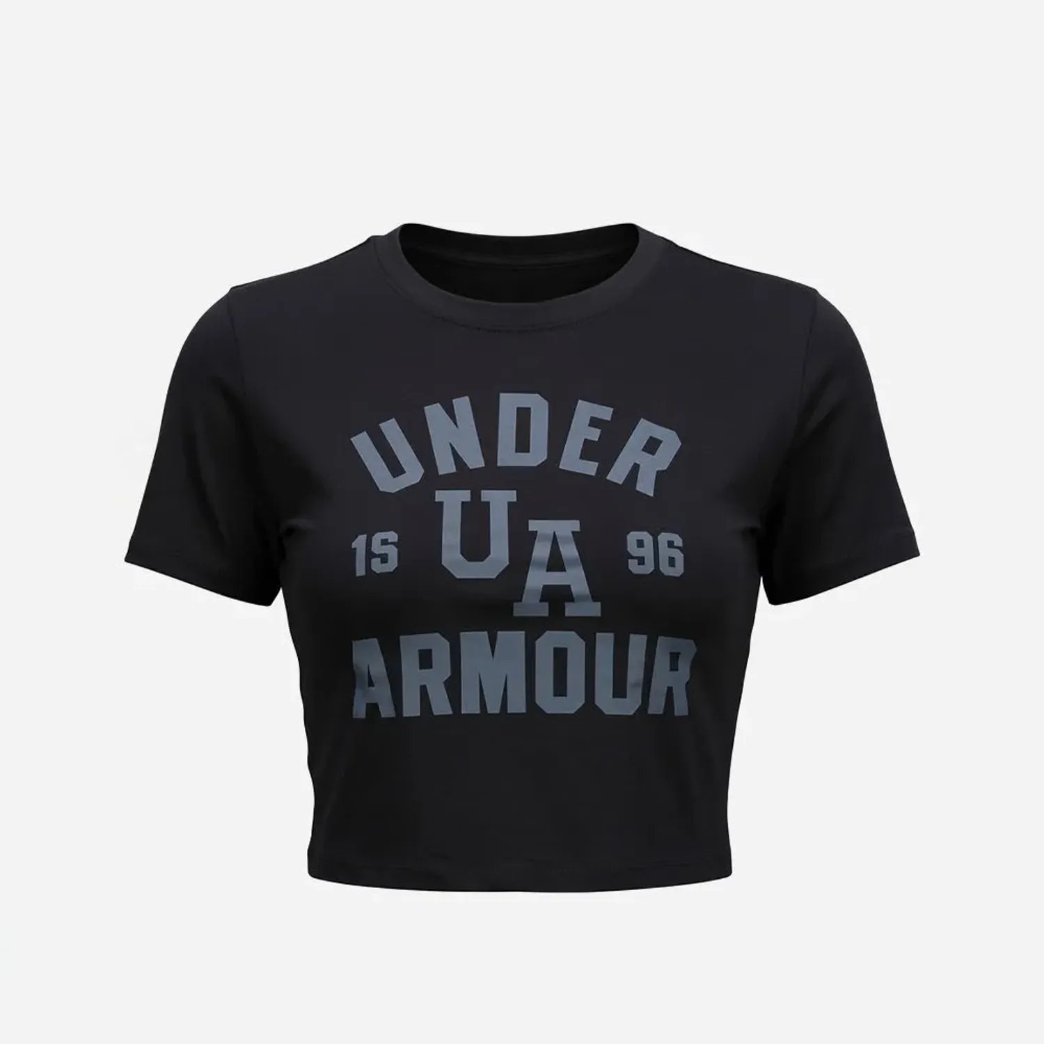 Polo Under Armour Urbano Mujer Varsity Boxy Crop color negro | Platanitos