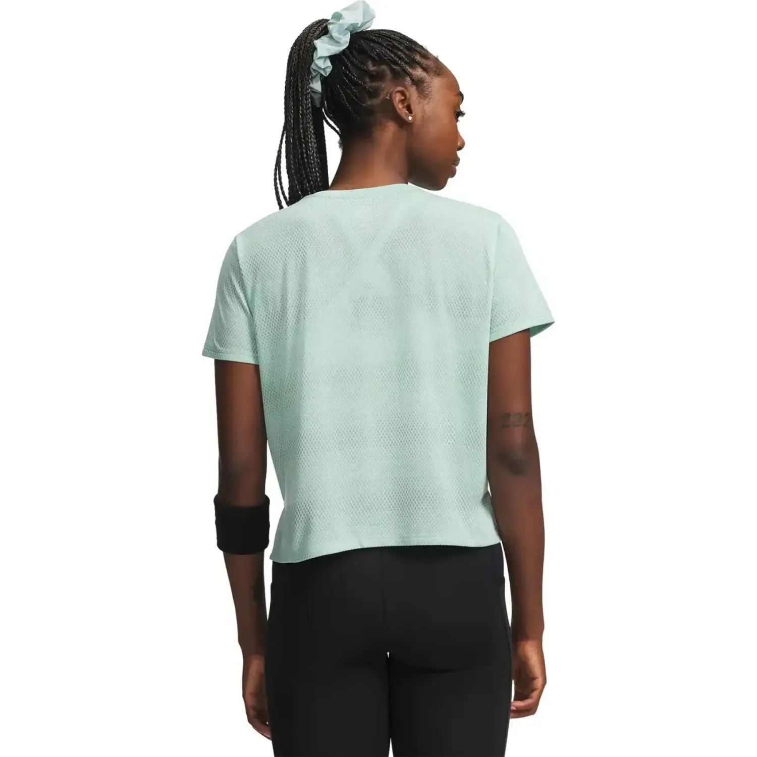 Polo Under Armour Running Mujer Velociti Shortsleeve color verde | Platanitos
