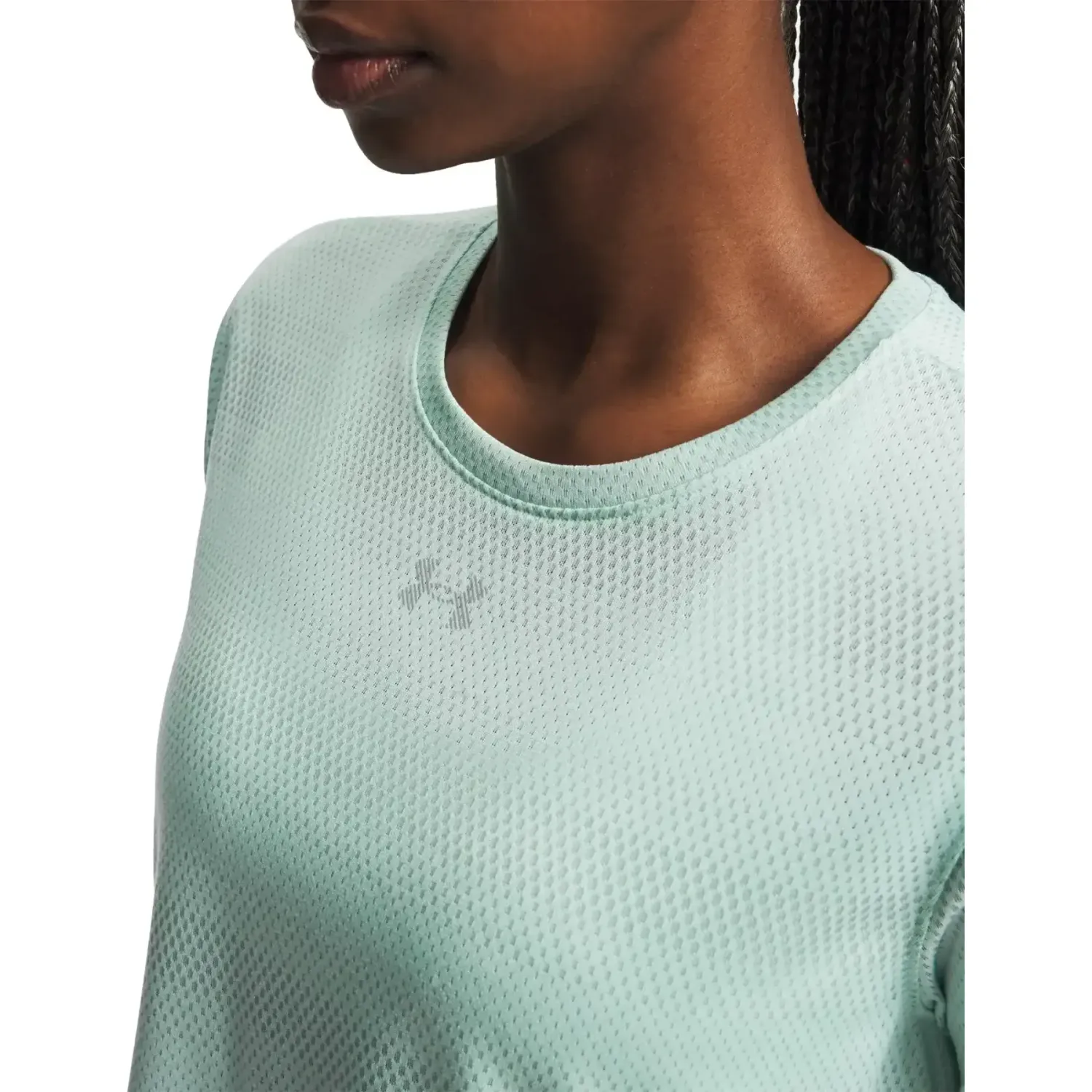 Polo Under Armour Running Mujer Velociti Shortsleeve color verde | Platanitos