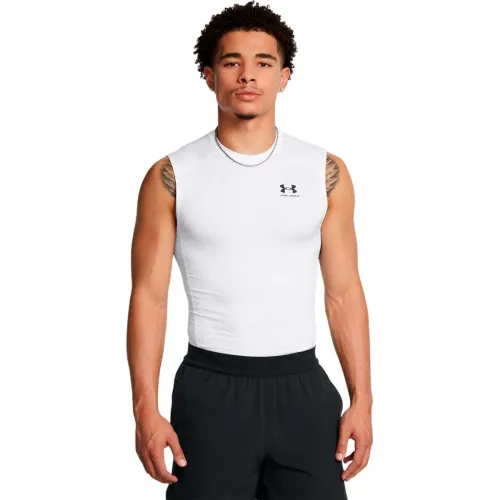 Bividi Under Armour Training Compresion Hombre Heatgear color blanco | Platanitos