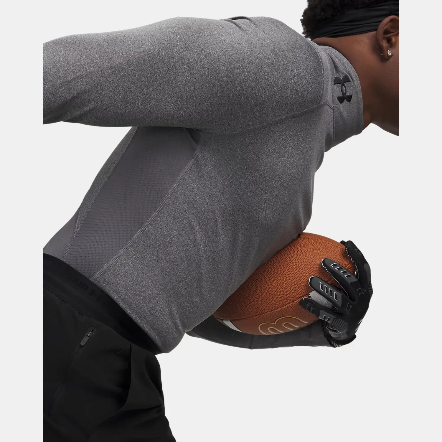 Polo Under Armour Training Hombre Armour Comp Mock color gris | Platanitos
