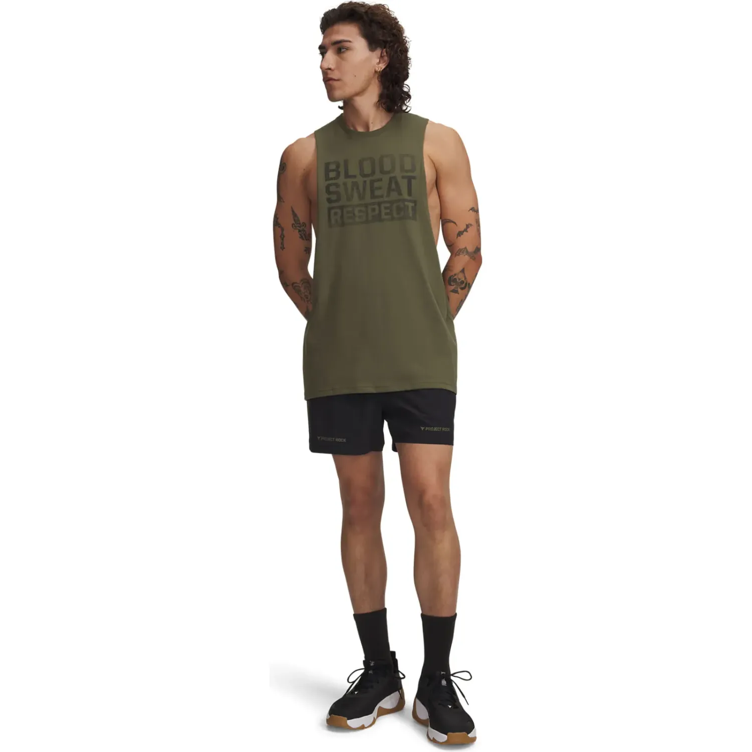 Under Armour Short Under Armour Training Hombre Project Rock Ultimate 5 color negro | Platanitos